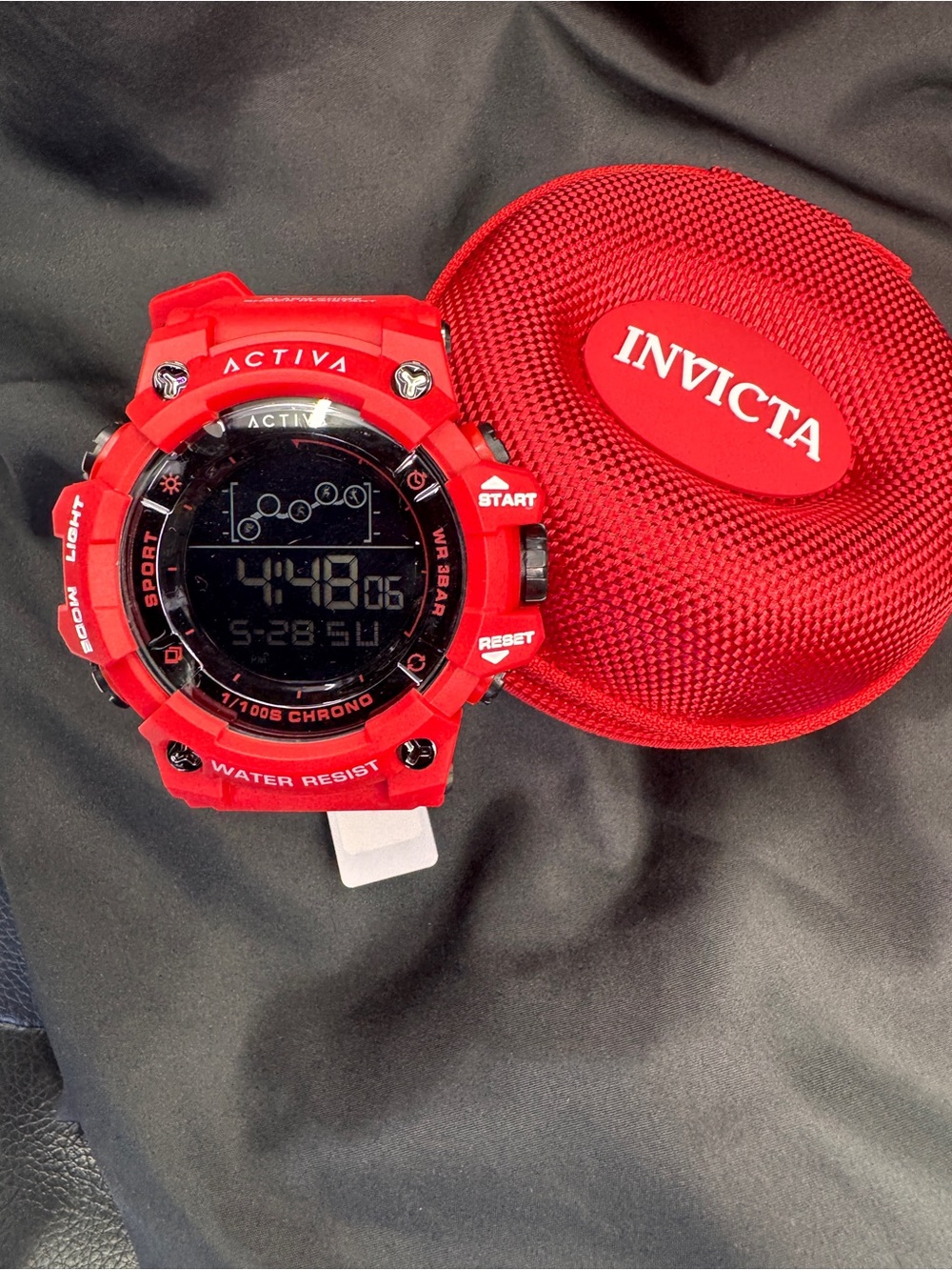 Ativa Red Digital Sport Watch with Bold Dial